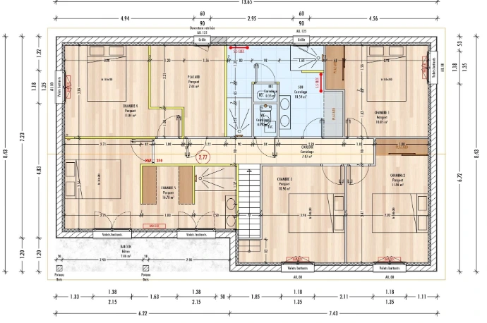 Plan interieur